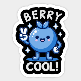 Berry Cool - Peaceful Blueberry Sticker